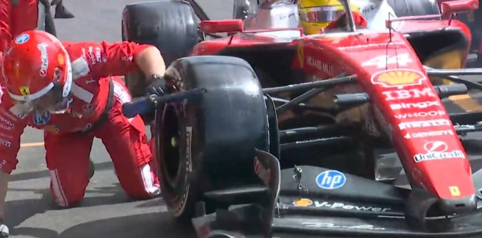 F1: ¡Cuidado Lewis! Hamilton y el insólito momento con un mecánico en los boxes del GP de Bélgica
