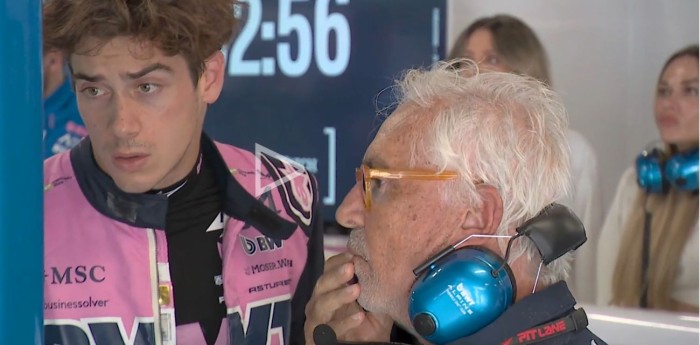 F1: el ida y vuelta entre Colapinto y Briatore tras su accidente en la FP2 del GP de Hungría