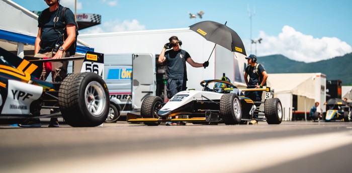 F4 Italiana: el Alpha 54 Racing cerró un viernes alentador en Mugello