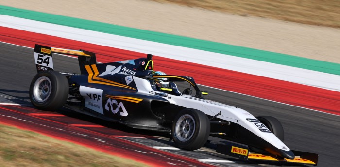 F4 Italiana: buen avance del Alpha 54 Racing en el sábado de Mugello