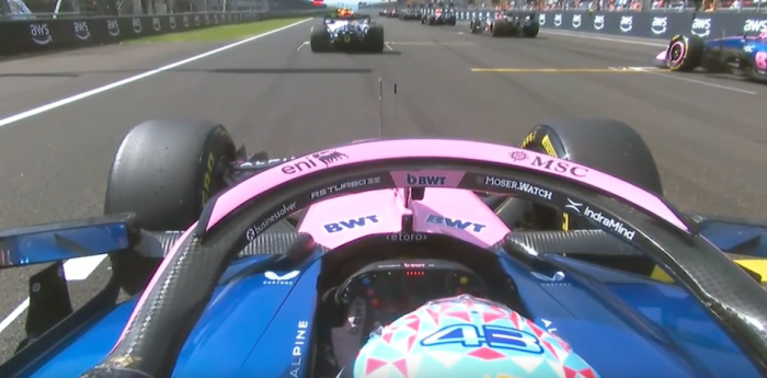 F1: ¡A bordo! Así fue la largada de Colapinto en el GP de Hungría