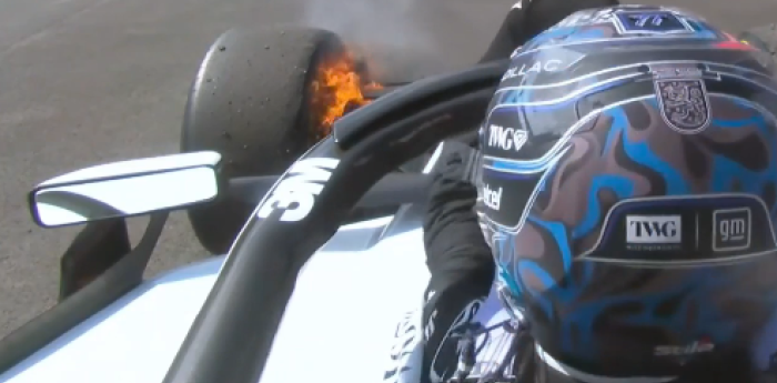 F1: ¡Fuego! El inconveniente que obligó a abandonar a Bottas en el GP de Hungría