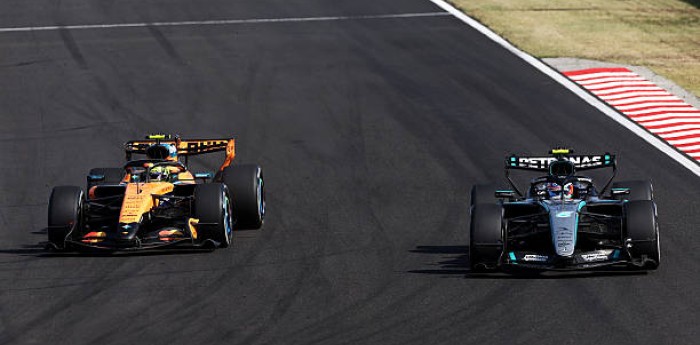 F1: ¡Mano a mano por la punta! así fue el sobrepaso de Lando Norris a Kimi Antonelli