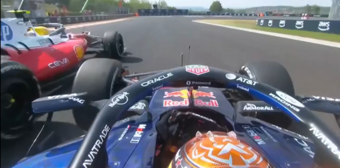 F1: ¡Para verlo una y mil veces! Los distintos ángulos de la maniobra de Verstappen sobre Hamilton en el GP de Hungría