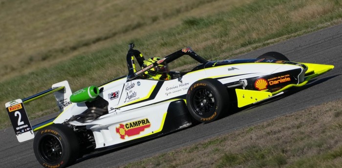 Formula Nacional: Tomás Campra se quedó con la segunda carrera en Toay tras un accidentado final