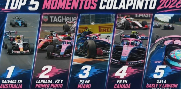 F1: los cinco momentos destacados de Colapinto en la temporada 2026