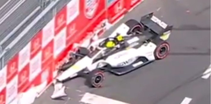 IndyCar: Golpazo de Schumacher en el GP de Markham en Canadá