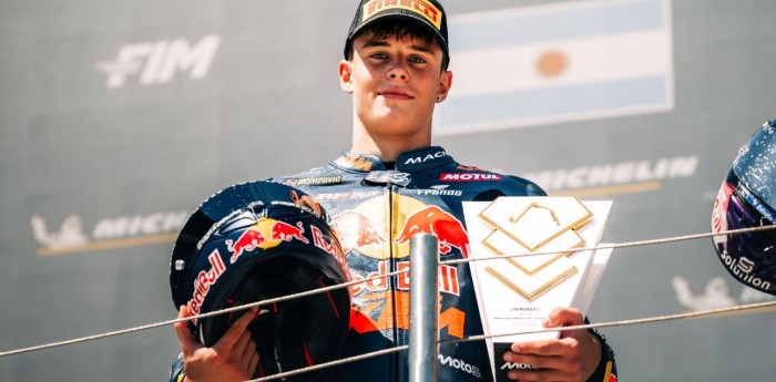 Valentín Perrone y el sueño de escalar a Moto2: "La idea es poder pegar el salto en 2028"