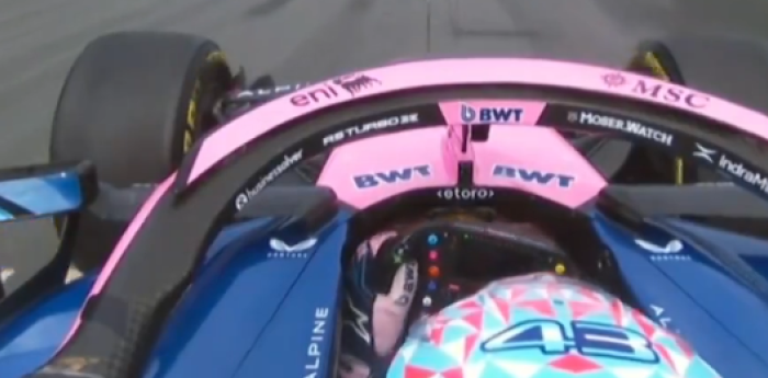 F1: la reacción de Colapinto a la bandera roja en el inicio del GP de Países Bajos