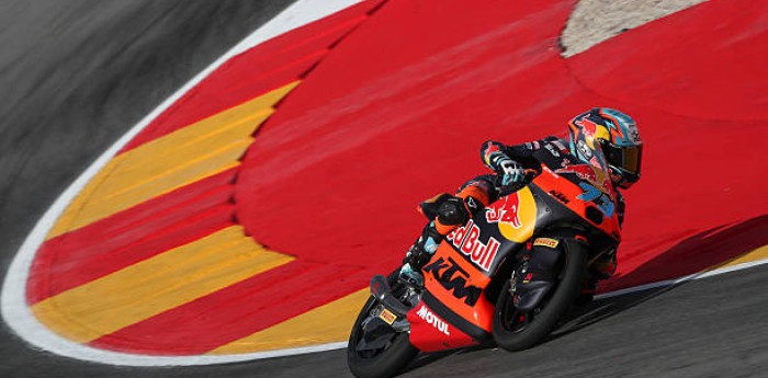 Moto3: Valentín Perrone explicó la estrategia de neumáticos tras su top 10 en Aragón