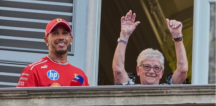 Lewis Hamilton emocionó a los fanáticos al compartir un momento con su madre antes del GP de Italia