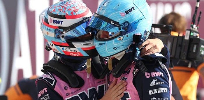 F1: ¡Abrazo de compañeros! El gran gesto de Colapinto a Gasly tras su pole en el GP de Italia