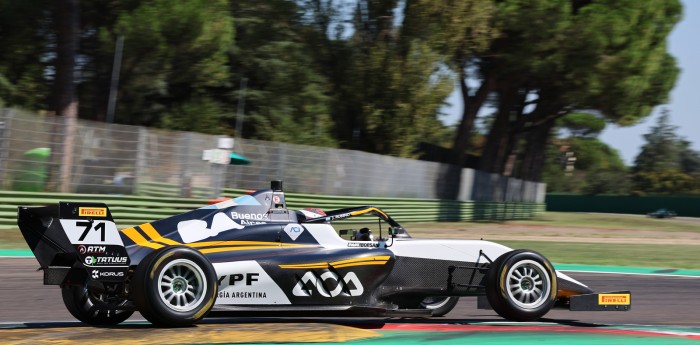F4 Italiana: el Alpha 54 dejó atrás el sábado en Imola