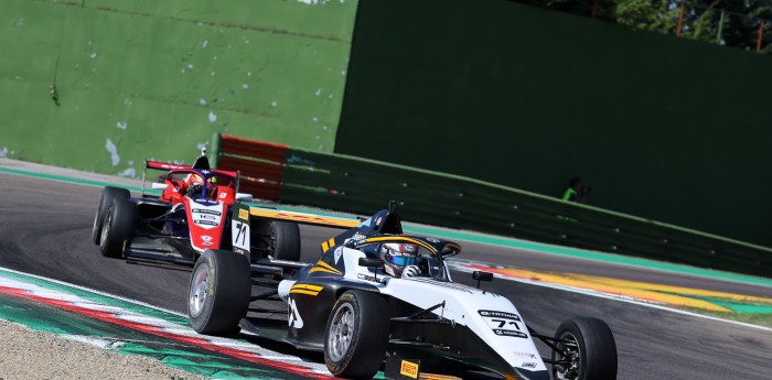 F4 Italiana: el Alpha 54 Racing sacó adelante el fin de semana en Imola
