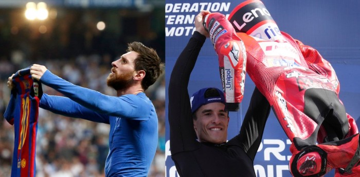 MotoGP: la celebración estilo Messi de Marc Márquez cuando triunfó en Misano 2025