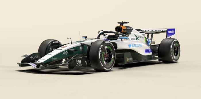 F1: Williams presentó una decoración especial para Madrid con un guiño al auto de Carlos Reutemann