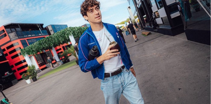 F1: ¡Hola Franco! Colapinto llegó al paddock del Gran Premio de España