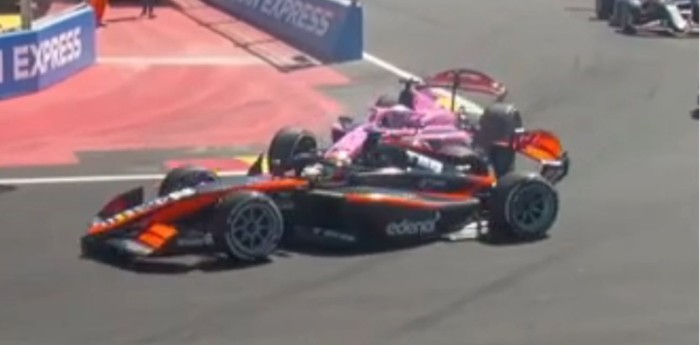 ¡Malas noticias para Varrone! Kush Maini lo chocó en el inicio de la Sprint de Madring y debió abandonar