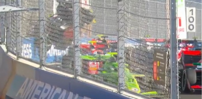 ¡Se salvó de milagro Colnaghi! Fuertísimo accidente en la carrera de la F3 en Madring