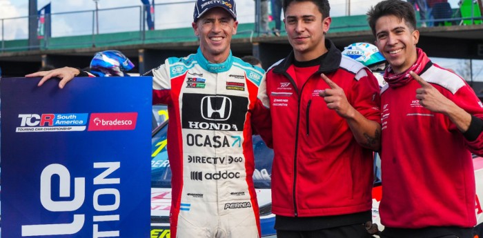 Las conclusiones de Leo Pernía luego de una nueva pole position en el TCR South America: "La segunda vuelta salió impecable"