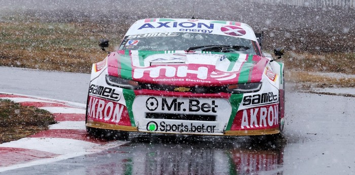 TC: complicado por la nieve: la difícil clasificación de Agustín Canapino en San Luis