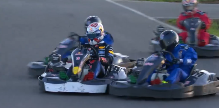 Cómo salió Max Verstappen vs. los 100 kartings