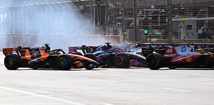 Colapinto chocó a Gasly y ambos abandonaron el GP de Azerbaiyán