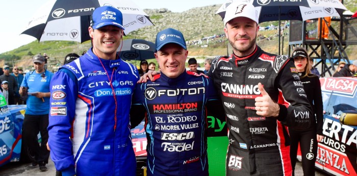 Mariano Werner y Agustín Canapino al frente de las series de las TC Pick Up en Balcarce