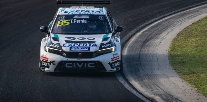 Tiago Pernía llegó dentro del Top Ten en la segunda carrera del TCR Europeo en Monza