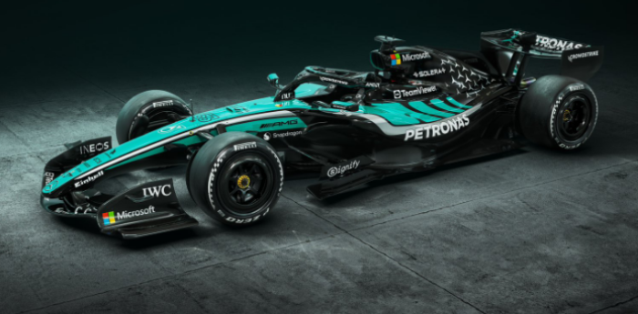 Mercedes cambia su decoración para el GP de Bahréin de la F1 en Malasia
