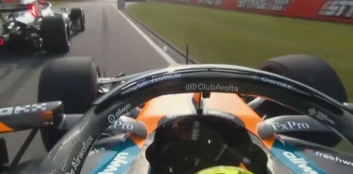 Lando Norris casi provoca un desastre en el GP de Malasia
