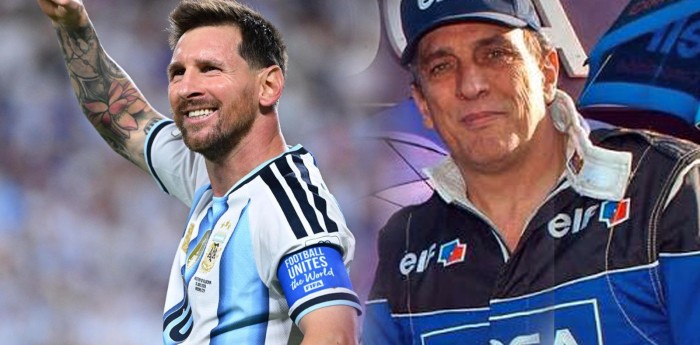 Messi comenzaba su historia en la Selección y Traverso cerraba la suya en el automovilismo