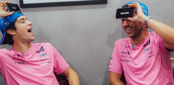"Qué hijo de p...": el divertido juego entre Colapinto y Gasly