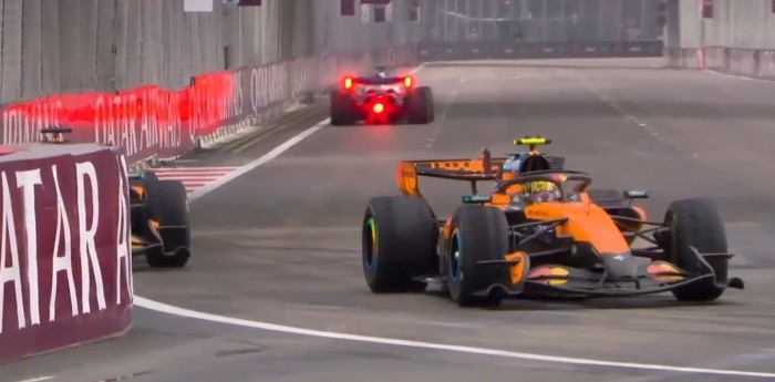 Desastre en McLaren: Norris tocó a Piastri y lo hizo abandonar en la última vuelta
