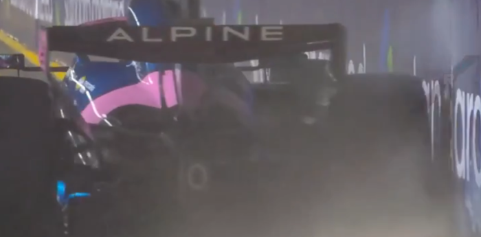 Colapinto y un golpe que le hizo perder tiempo valioso en la Q2 del GP de Singapur de F1
