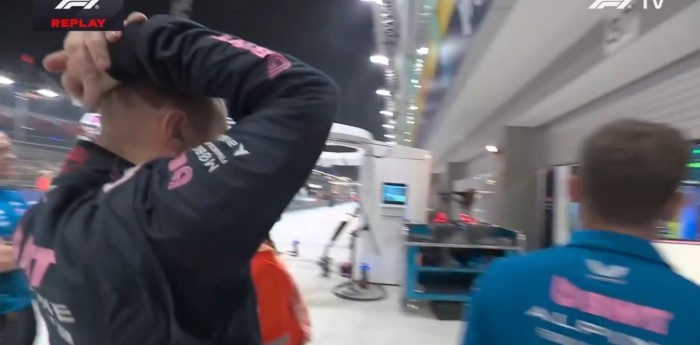 Así fue la reacción de Alpine al golpe de Colapinto en el cierre de la Q2 del GP de Singapur