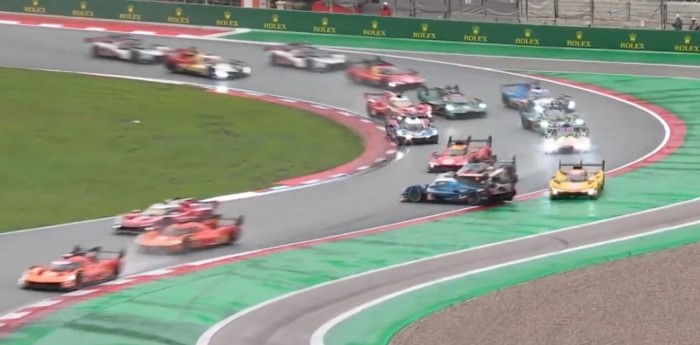 Así fue la largada del WEC bajo lluvia en las 6 Horas de Barcelona