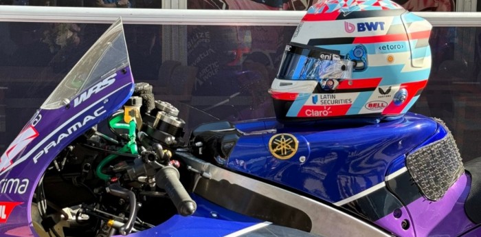 El guiño de Alpine y MotoGP para Colapinto en el paddock de Austin
