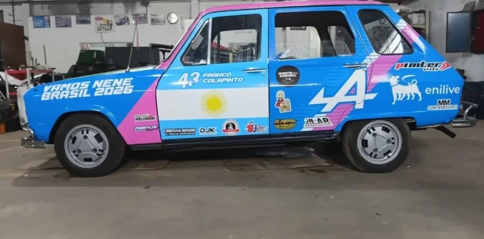 Tres amigos y un Renault 6: la increíble travesía que harán para ver a Colapinto