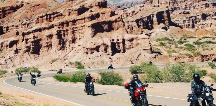 Eduardo Rodríguez, en los 800 Km Ruta 40 Norte