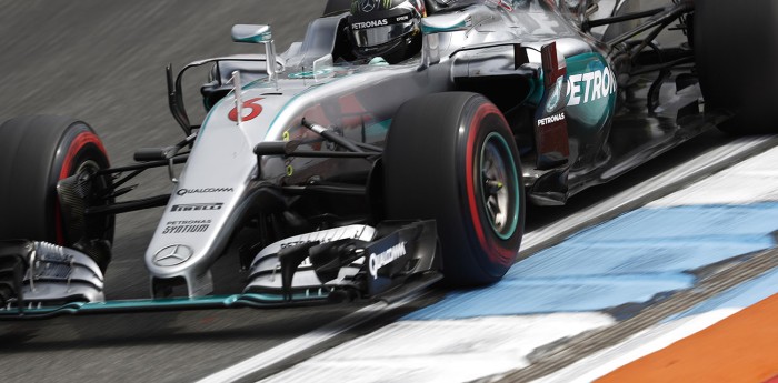 Rosberg pisa fuerte de local