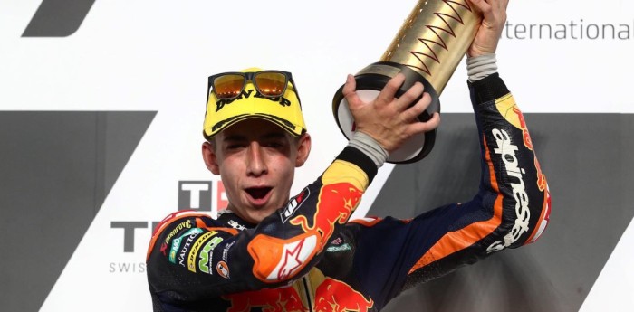 Pedro Acosta, el piloto que ganó en Moto3 tras largar de boxes