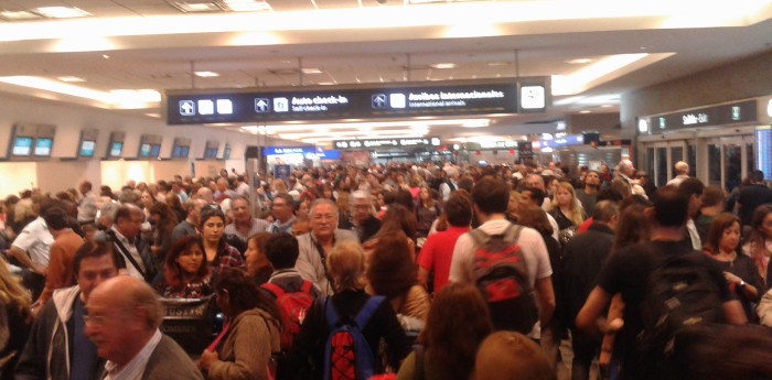 La carrera empezó en aeroparque 