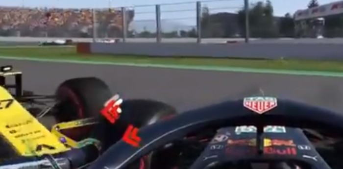 El "Kun" Agüero y su primer choque en el Fórmula 1 2020