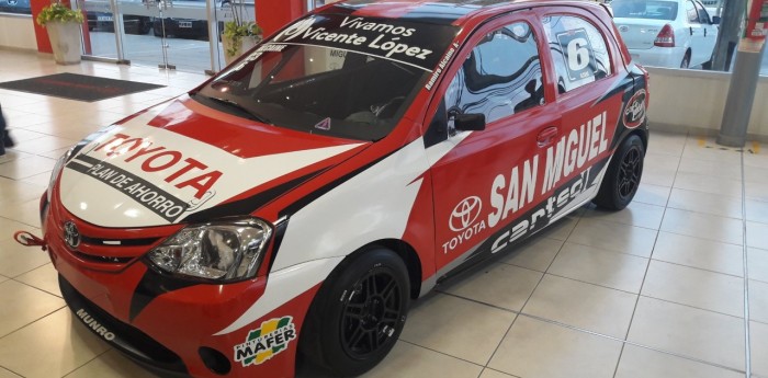 Ramiro Alcaine correrá con un nuevo Toyota Etios