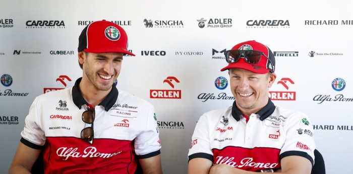 Alfa Romeo confirmó la continuidad de Räikkönen y Giovinazzi