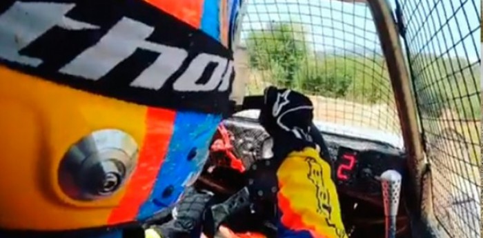 Fernando Alonso entrena con un Kartcross