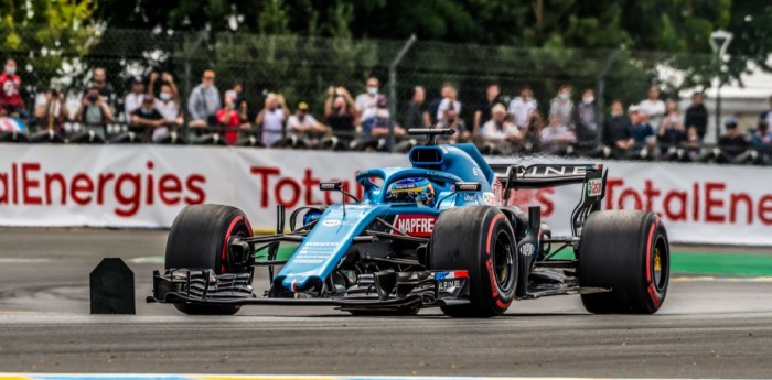 Alonso aceleró su Alpine de F1 en Le Mans