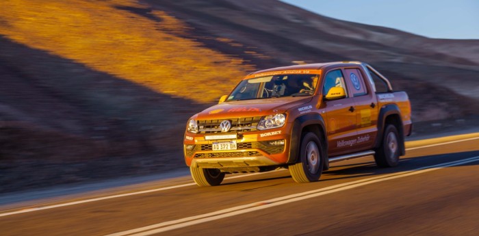 Con una Amarok desde Alaska a Tierra del Fuego en tiempo récord