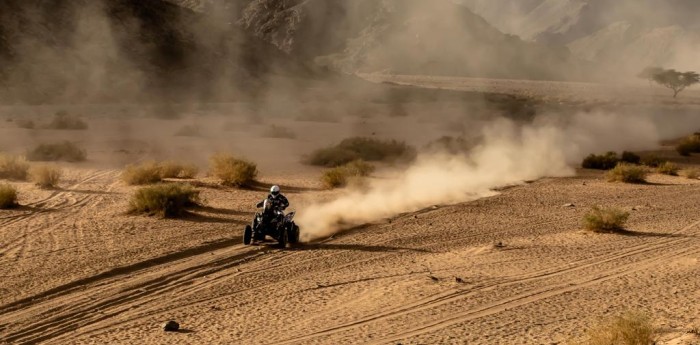 Dakar: Manu Andújar acelera y sueña con el cuatriciclo en Arabia